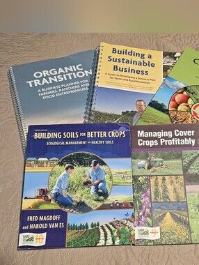 5 Farming Crop Soil Agriculture Books